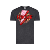 Vintage Black teacher lightning bolt valentines day Vintage Tee - MaliasSmallBusiness