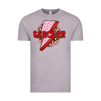 Vintage Zinc teacher lightning bolt valentines day Vintage Tee - MaliasSmallBusiness