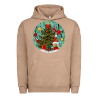 Pigment Burro christmas tree and gnome Urban Hoodie - BundleAndBundleShop