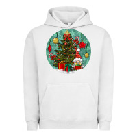 Pigment Lunar Rock christmas tree and gnome Urban Hoodie - BundleAndBundleShop