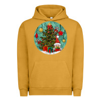 Pigment Peanut Butter christmas tree and gnome Urban Hoodie - BundleAndBundleShop