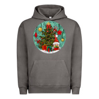 Pigment Tornado christmas tree and gnome Urban Hoodie - BundleAndBundleShop