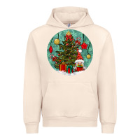 Sandshell christmas tree and gnome Urban Hoodie - BundleAndBundleShop