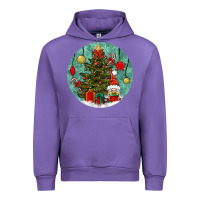 Tulip christmas tree and gnome Urban Hoodie - BundleAndBundleShop