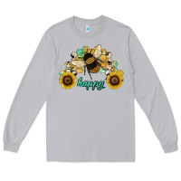 Moon Dust bee happy honey comb Long Sleeve Tee - JahusDesignShop