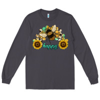 Smoke bee happy honey comb Long Sleeve Tee - JahusDesignShop