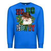 True Royal ho ho howdy santa Premium Sweatshirt - CowGirlArtShop
