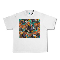 Lunar Rock Thanksgiving Turkey sunflower turquoise Urban Heavy Tee - NancyCooperArtShop