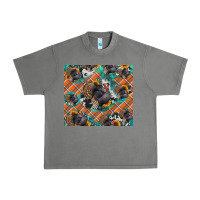 Tornado Thanksgiving Turkey sunflower turquoise Urban Heavy Tee - NancyCooperArtShop