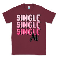 Burgundy single af Classic Tee - MaliasSmallBusiness
