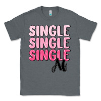 Charcoal Heather single af Classic Tee - MaliasSmallBusiness