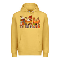 Antique Gold tis the season Premium Hoodie - CowGirlArtShop