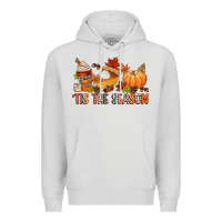 Dove Grey tis the season Premium Hoodie - CowGirlArtShop