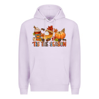 Lilac tis the season Premium Hoodie - CowGirlArtShop