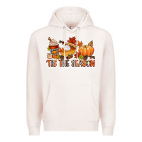 Pale Pink tis the season Premium Hoodie - CowGirlArtShop