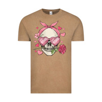 Vintage Coffee valentine's day skull Vintage Tee - MaliasSmallBusiness