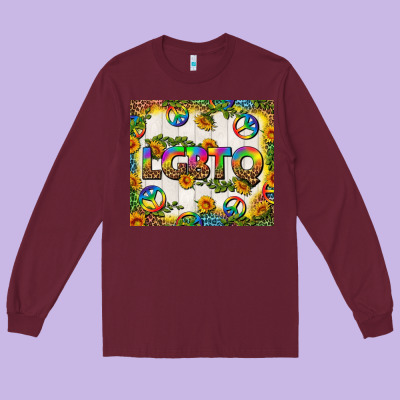Western Lgbtq+ Tumbler Long Sleeve Tee Designed By Bundleandbundleshop