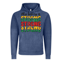 Vintage Denim my history is strong Vintage Hoodie - MaliasSmallBusiness