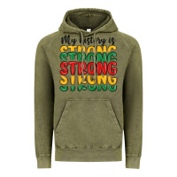 Vintage Olive my history is strong Vintage Hoodie - MaliasSmallBusiness