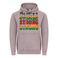 Vintage Zinc my history is strong Vintage Hoodie - MaliasSmallBusiness