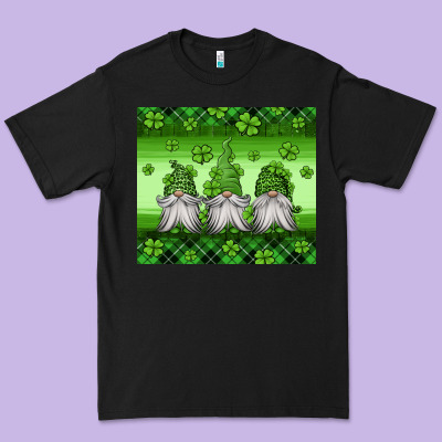 St Patricks Gnomes Premium Tee Designed By Jasminsmagicworld