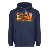 Navy tis the season Heavyweight Hoodie - CowGirlArtShop