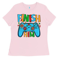 Finish Him Ladies Tee | Teevron