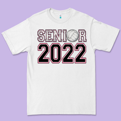 Senior Volleyball Premium Tee Designed By Adodesignshop