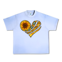 Grape Ice Childhood Cancer Awareness heart Urban Heavy Tee - NancyCooperArtShop