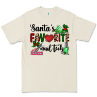 Bone santa's favorite nail tech Premium Tee - AdoDesignShop