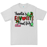 Dove Grey santa's favorite nail tech Premium Tee - AdoDesignShop