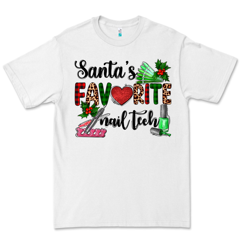 Santa's Favorite Nail Tech Premium Tee by AdoDesignShop | Teevron