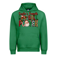 Emerald Santa's Favorite Football Player For Christmas Urban Hoodie - FaDigitalArtStudio