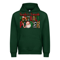 Forest Green Santa's Favorite Football Player For Christmas Urban Hoodie - FaDigitalArtStudio