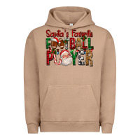 Pigment Burro Santa's Favorite Football Player For Christmas Urban Hoodie - FaDigitalArtStudio