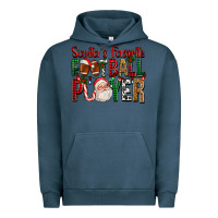 Pigment Midnight Navy Santa's Favorite Football Player For Christmas Urban Hoodie - FaDigitalArtStudio