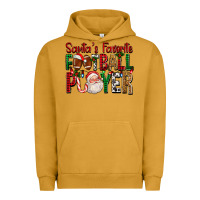 Pigment Peanut Butter Santa's Favorite Football Player For Christmas Urban Hoodie - FaDigitalArtStudio