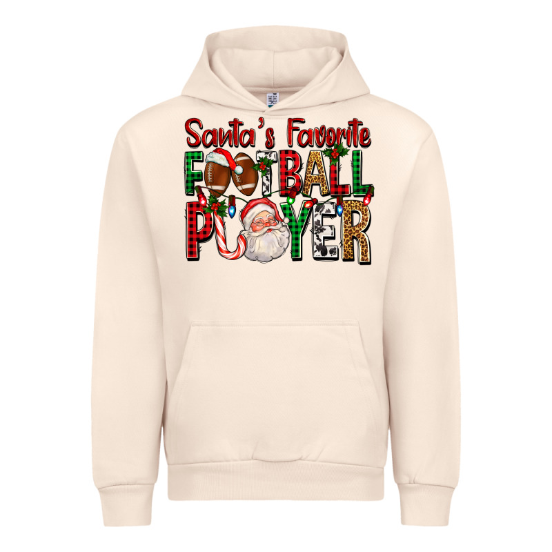 Santa's Favorite Football Player For Christmas Urban Hoodie by FaDigitalArtStudio | Teevron