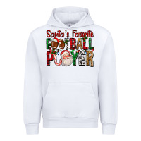 White Santa's Favorite Football Player For Christmas Urban Hoodie - FaDigitalArtStudio