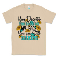Mushroom you despite the lok on my face you are still talki Classic Tee - MaliasSmallBusiness