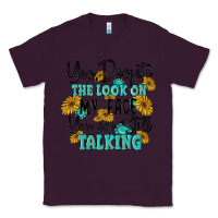 Plum you despite the lok on my face you are still talki Classic Tee - MaliasSmallBusiness