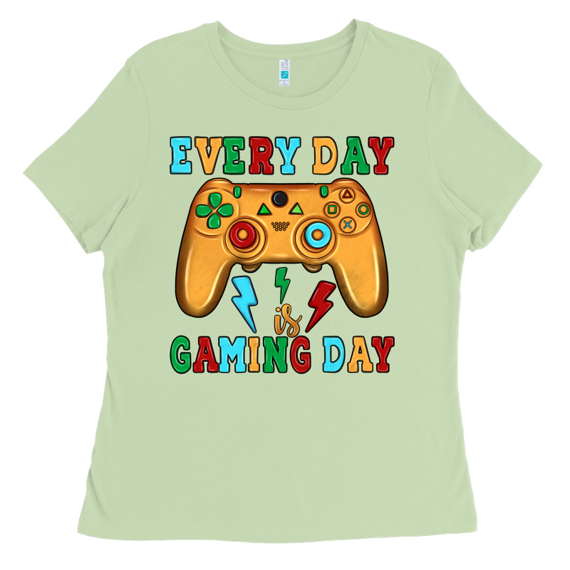 Every Day Is Gaming Day Ladies Tee by JahusDesignShop | Teevron