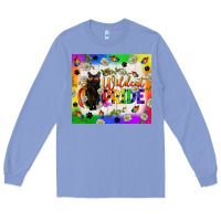 Colony Blue Western LGBTQ+ With Sunflowers Long Sleeve Tee - BundleAndBundleShop