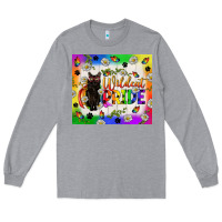 Heather Grey Western LGBTQ+ With Sunflowers Long Sleeve Tee - BundleAndBundleShop