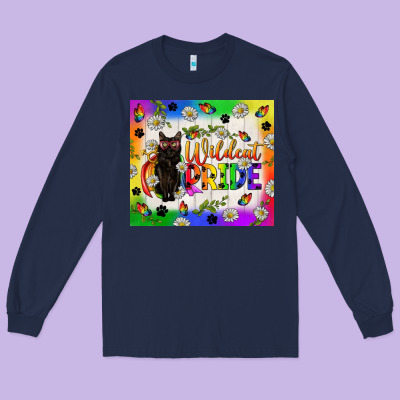 Western Lgbtq+ With Sunflowers Long Sleeve Tee Designed By Bundleandbundleshop
