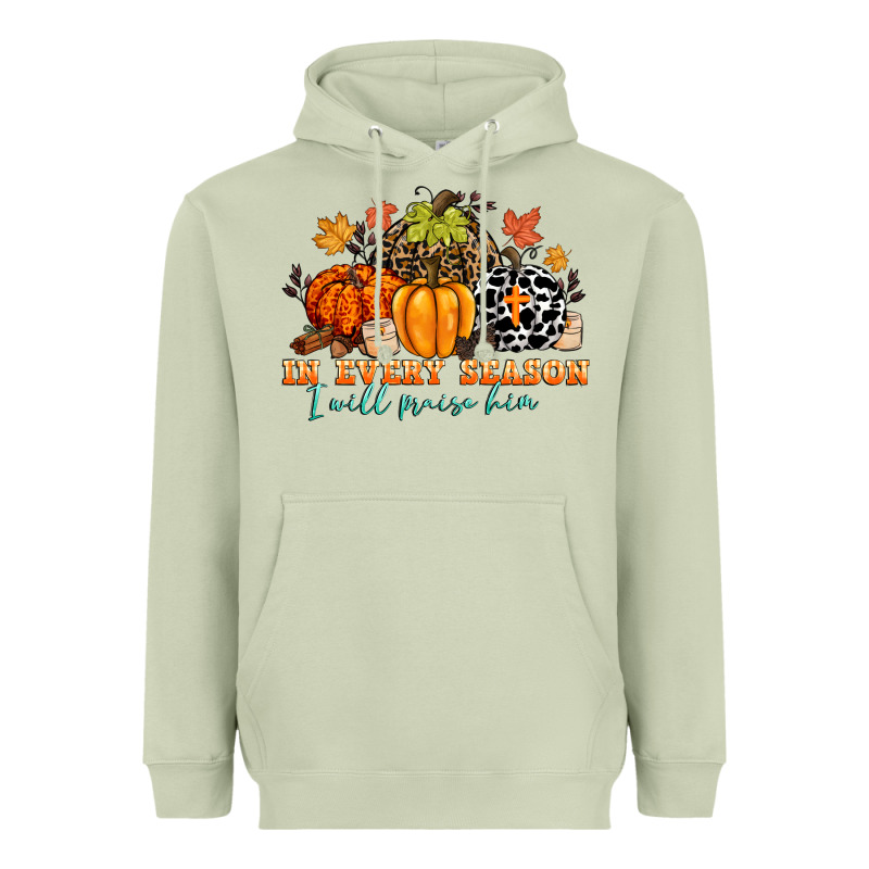 In Every Season I Will Praise Him Heavyweight Hoodie by CowGirlArtShop | Teevron