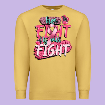 Her Fight Is Our Fight Premium Sweatshirt Designed By Cowgirlartshop
