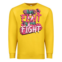 Lemon her fight is our fight Premium Sweatshirt - CowGirlArtShop