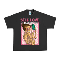 Pigment Black self love is the best love Urban Heavy Tee - MaliasSmallBusiness