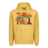 Antique Gold welcome fall Premium Hoodie - CowGirlArtShop
